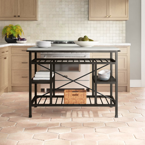 Wayfair Marble Kitchen Islands & Carts You'll Love in 2023